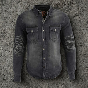 Milwaukee Leather MPM1620 Mens Flannel Biker Shirt with CE Approved Armor Sz 4XL